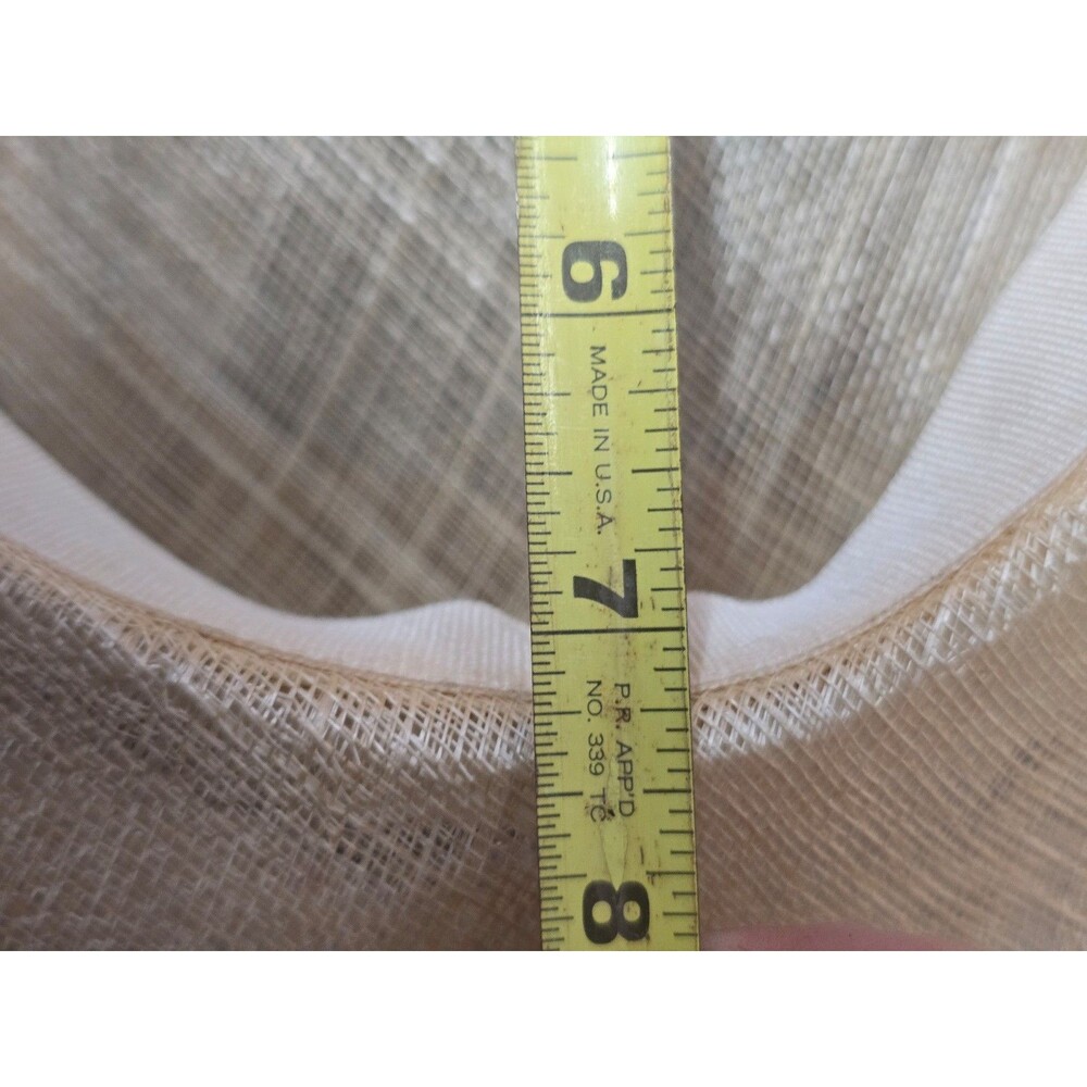 Marzi Firenze Neiman Marcus Italian Natural Straw Hat - Picture 7 of 7
